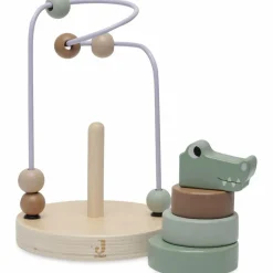 Boulier en bois avec tour à empiler Jungle Jambo Croco Boulier