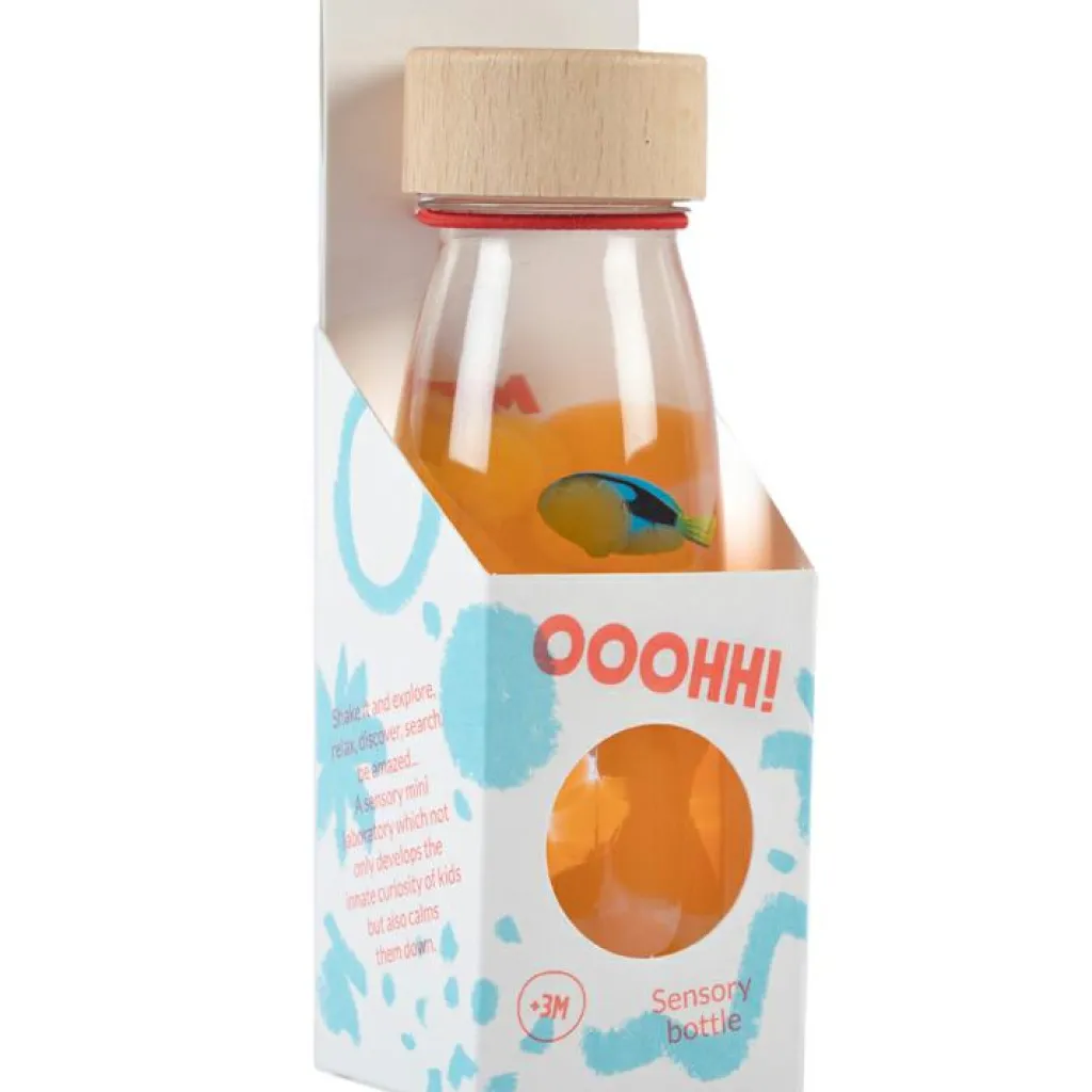 Hot Bouteille sensorielle Sound Poisson chirurgien bleu Bouteille Sensorielle