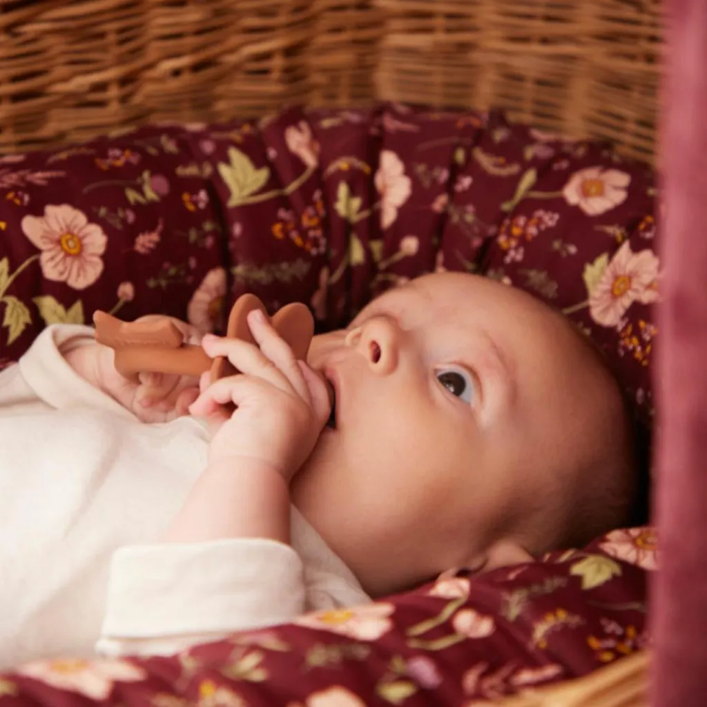 Outlet Bracelet de dentition en caoutchouc naturel fleur Jouet / Anneau De Dentition