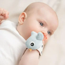 Clearance Bracelet hochet lot de 2 Happy clouds Bleu Hochet