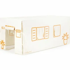 Sale Cabane de table Maison Orange et Beige (90 x 200 cm) Cabane Intérieur