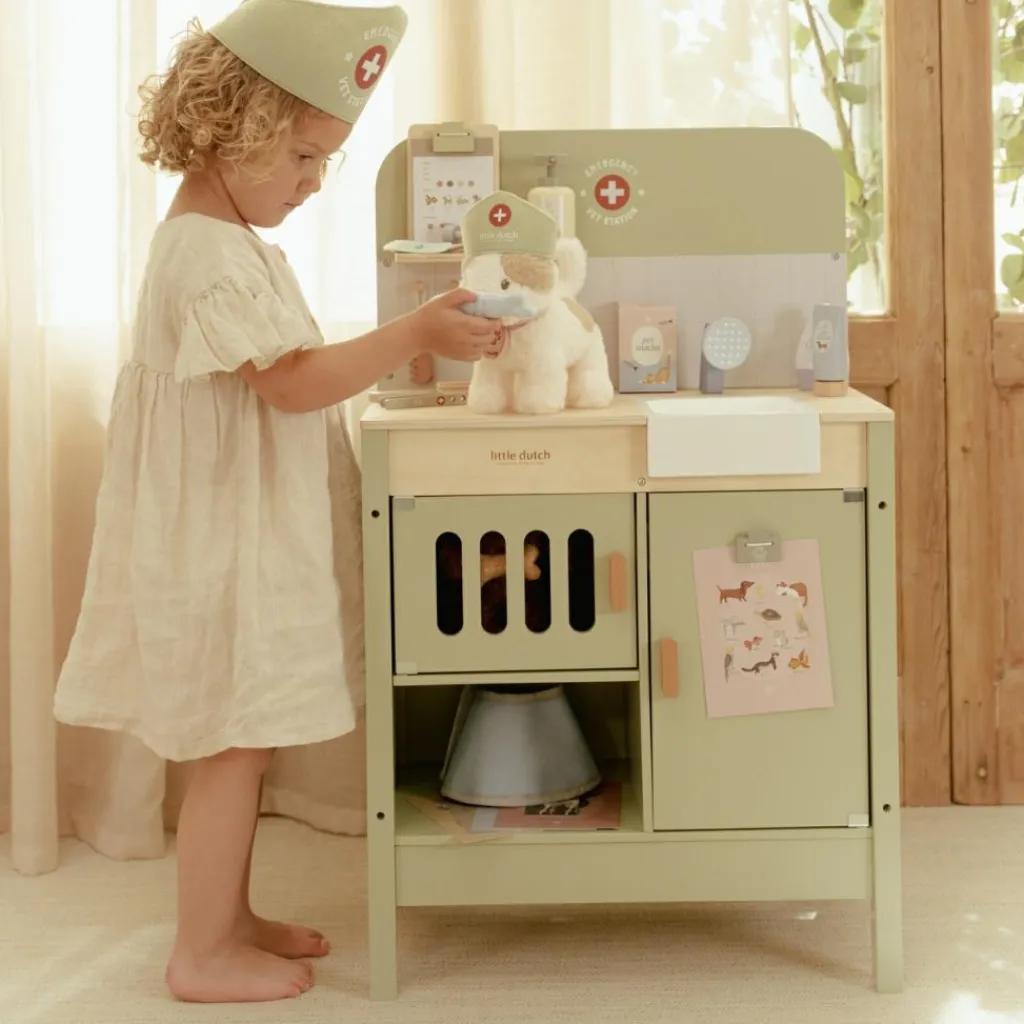 Cabinet de vétérinaire en bois FSC Docteur / Vétérinaire