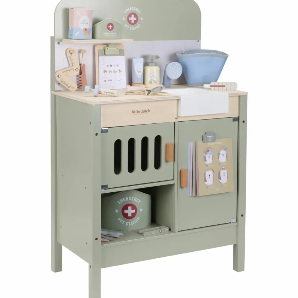 Cabinet de vétérinaire en bois FSC Docteur / Vétérinaire