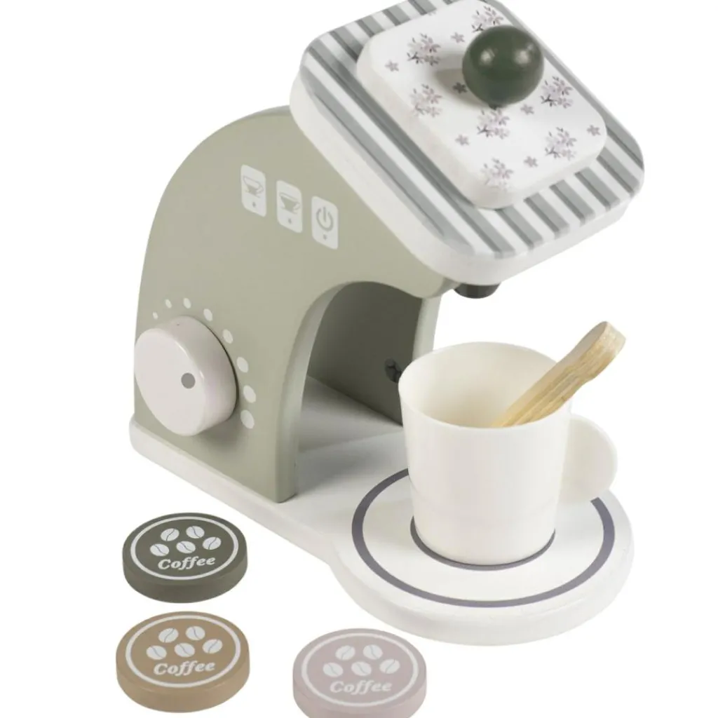 New Cafetière en bois Botton Dînette Et Aliments Factices