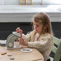 New Cafetière en bois Botton Dînette Et Aliments Factices