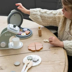 New Cafetière en bois Botton Dînette Et Aliments Factices
