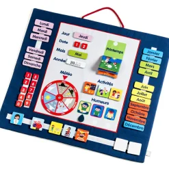 Best Calendrier en tissu Apprentissage Du Temps Et Quotidien
