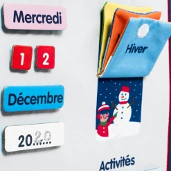 Best Calendrier en tissu Apprentissage Du Temps Et Quotidien