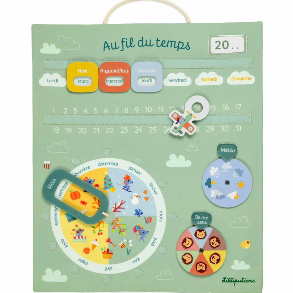 Best Calendrier ludique Au fil du temps Apprentissage Du Temps Et Quotidien