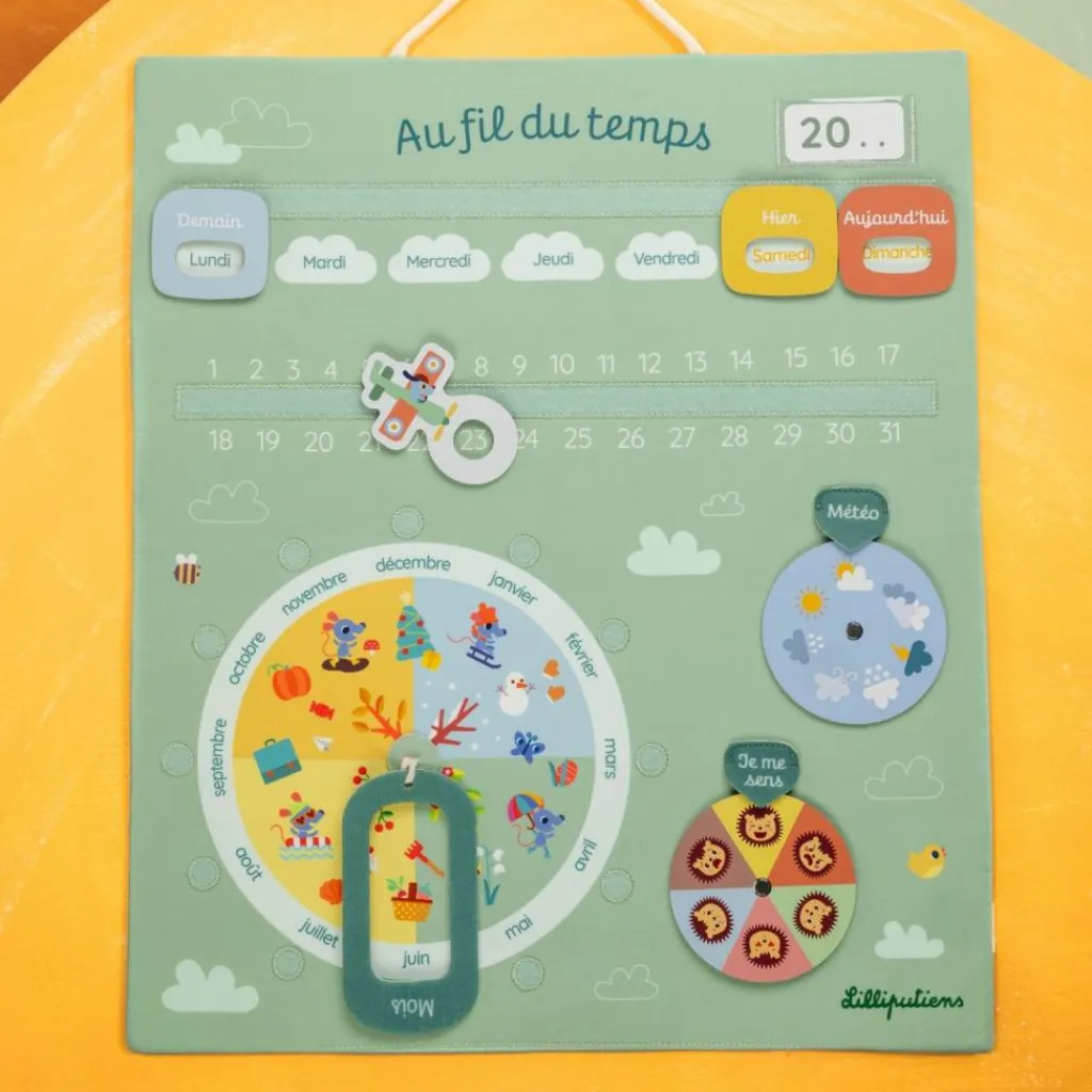 Best Calendrier ludique Au fil du temps Apprentissage Du Temps Et Quotidien