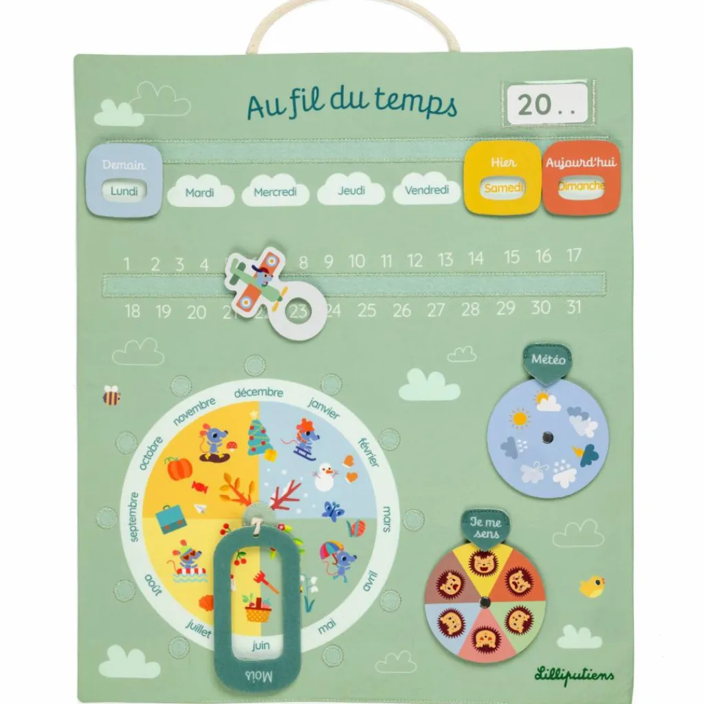 Best Calendrier ludique Au fil du temps Apprentissage Du Temps Et Quotidien