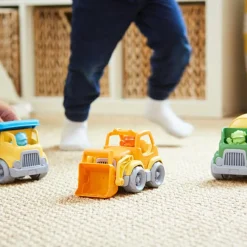 Discount Camion de construction pelle orange et jaune Petites Voitures, Véhicules Et Circuits