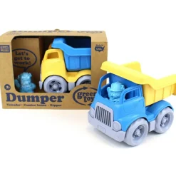 New Camion de construction tombereau bleu et jaune Petites Voitures, Véhicules Et Circuits