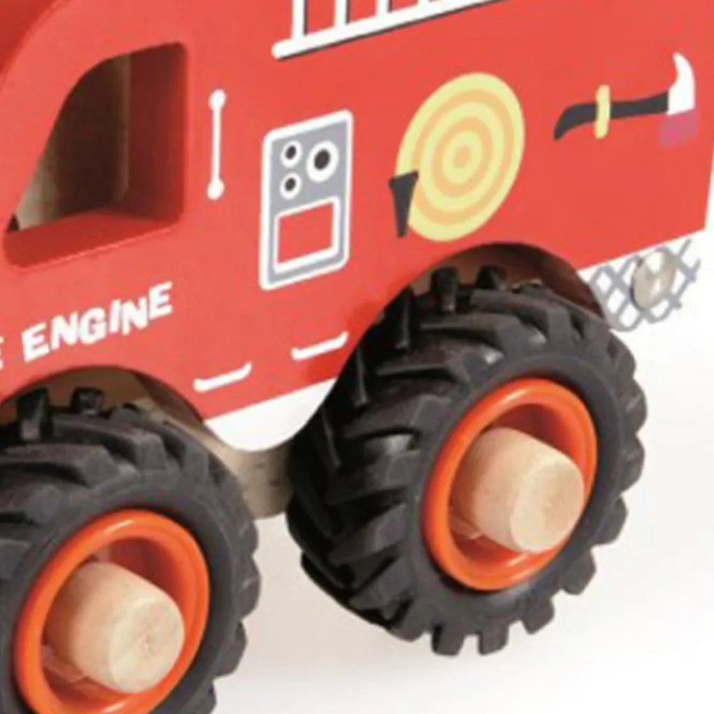 Online Camion de pompiers en bois Petites Voitures, Véhicules Et Circuits