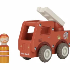 Clearance Camion de pompiers 1er âge en bois Petites Voitures, Véhicules Et Circuits