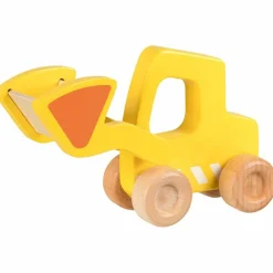 Discount Camion excavateur en bois Petites Voitures, Véhicules Et Circuits