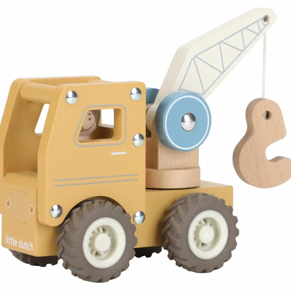 Clearance Camion grue en bois Petites Voitures, Véhicules Et Circuits