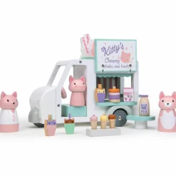 New Camionnette à Milkshake Kitty Maison De Poupée Et Univers De Jeu