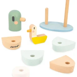 Best Canards empilables en bois Sweet Cocoon (8 pièces) Jouet À Encastrer