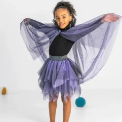Clearance Cape maléfique Noir Enfant Déguisement Enfant