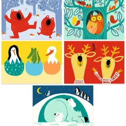 Clearance Cartes à gratter pour les petits Animaux à découvrir Activités Manuelles