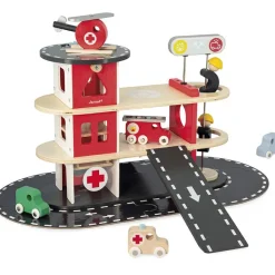 Outlet Caserne de pompiers en bois Bolid Petites Voitures, Véhicules Et Circuits