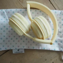 Hot Casque audio enfant sans fil Jaune Pastel Conteuse