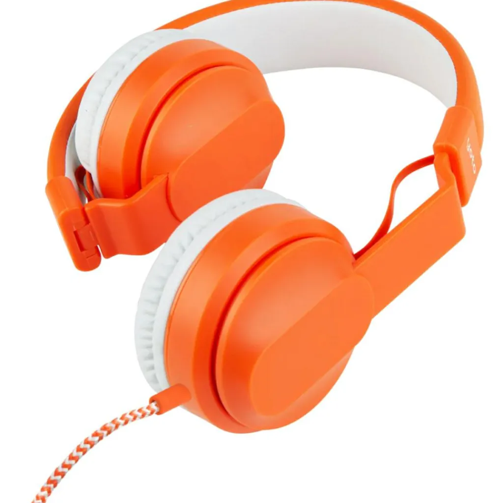 Hot Casque audio orange Conteuse
