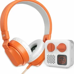 Hot Casque audio orange Conteuse