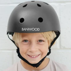 Clearance Casque noir (3-7 ans, 50-54 cm) Enfant Casque Enfant