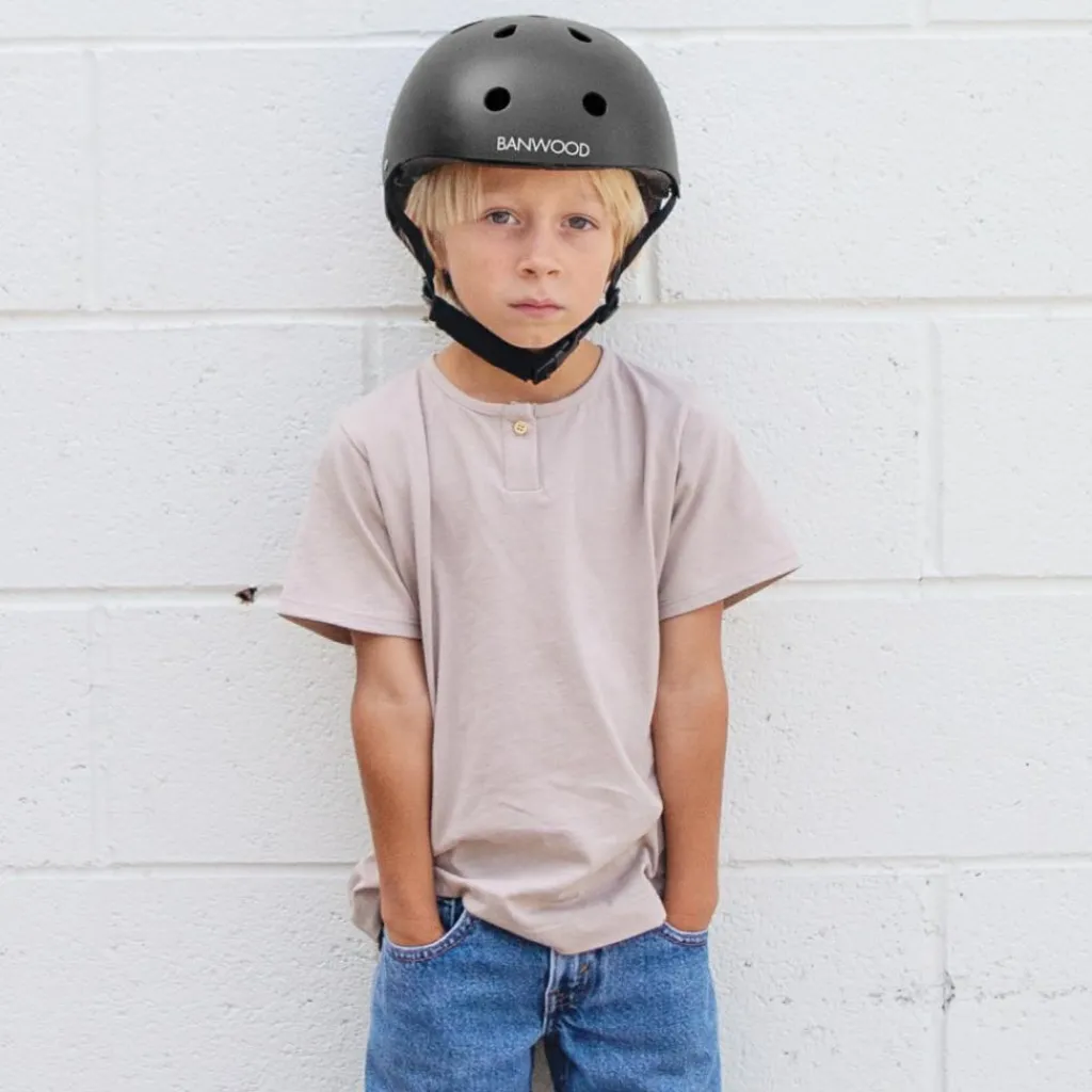 Clearance Casque noir (3-7 ans, 50-54 cm) Enfant Casque Enfant