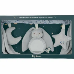 New Chaîne d'activités Lapinoo Bleu Jouet D'Activités À Suspendre