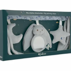 New Chaîne d'activités Lapinoo Bleu Jouet D'Activités À Suspendre