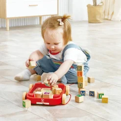 Online Chariot à roulettes avec blocs empilables Jouet À Empiler