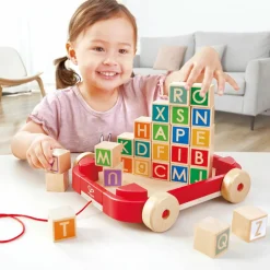 Online Chariot à roulettes avec blocs empilables Jouet À Empiler