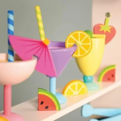 Outlet Chariot bar à jus et cocktails en bois Marchand