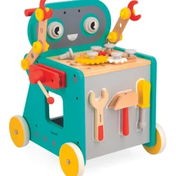 Online Chariot Brico'kids en bois robot (38 pièces) Etabli Et Outils