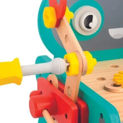 Online Chariot Brico'kids en bois robot (38 pièces) Etabli Et Outils