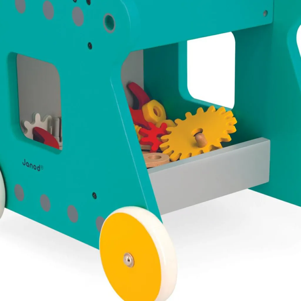 Online Chariot Brico'kids en bois robot (38 pièces) Etabli Et Outils