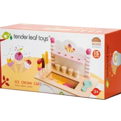 Clearance Chariot crème glacée en bois Marchand