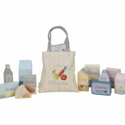 Discount Chariot de courses en bois Dînette Et Aliments Factices