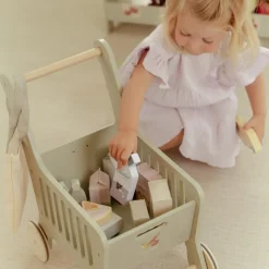 Discount Chariot de courses en bois Dînette Et Aliments Factices