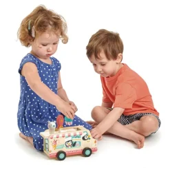 Hot Chariot de crème glacée pingouins Marchand