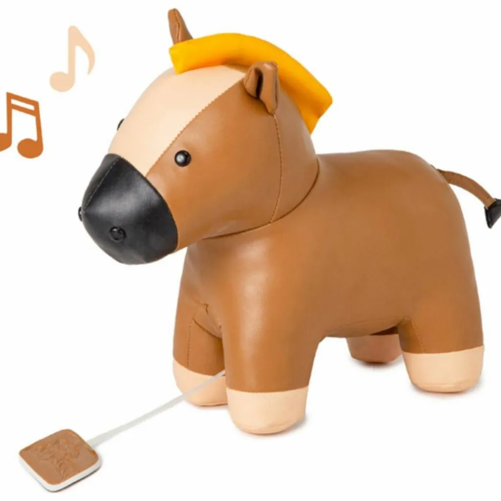 New Charles le Cheval musical Peluche Musicale