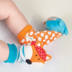 Outlet Chaussettes d'éveil Duö hibou et renard Hochet
