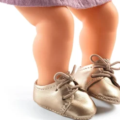 Online Chaussures Pomea dorées pour poupée Accessoires Poupée
