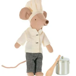 Outlet Chef Souris avec marmite et cuillère Figurines De Jeu