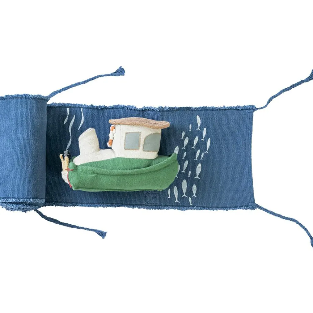 New Circuit de jeu Bateau de nettoyage Ride & Roll Sea Clean Up Boat Petites Voitures, Véhicules Et Circuits