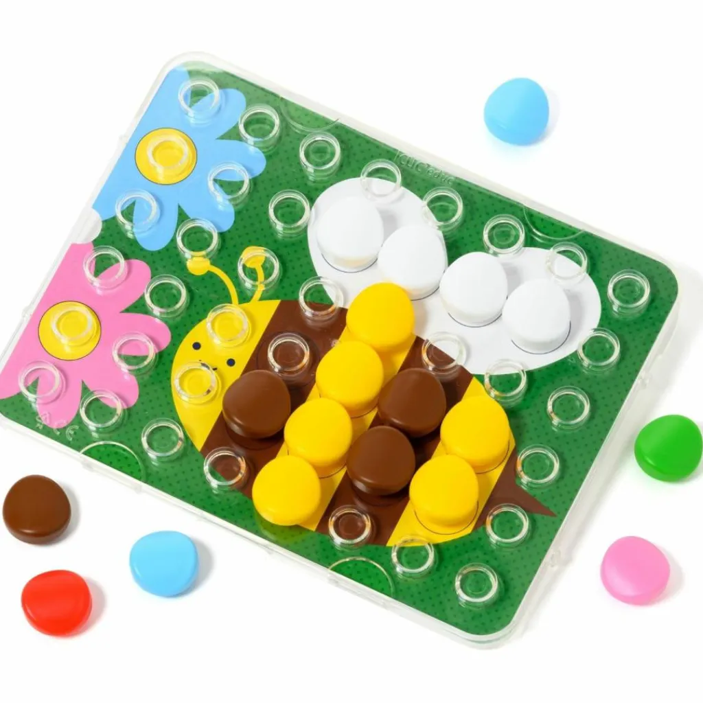 Discount Clic'Educ premier jeu de pions Jouet À Encastrer