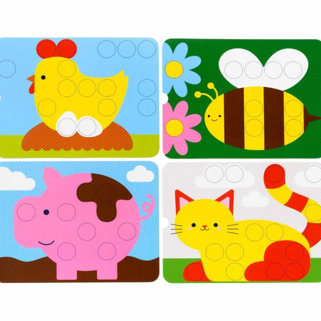 Discount Clic'Educ premier jeu de pions Jouet À Encastrer